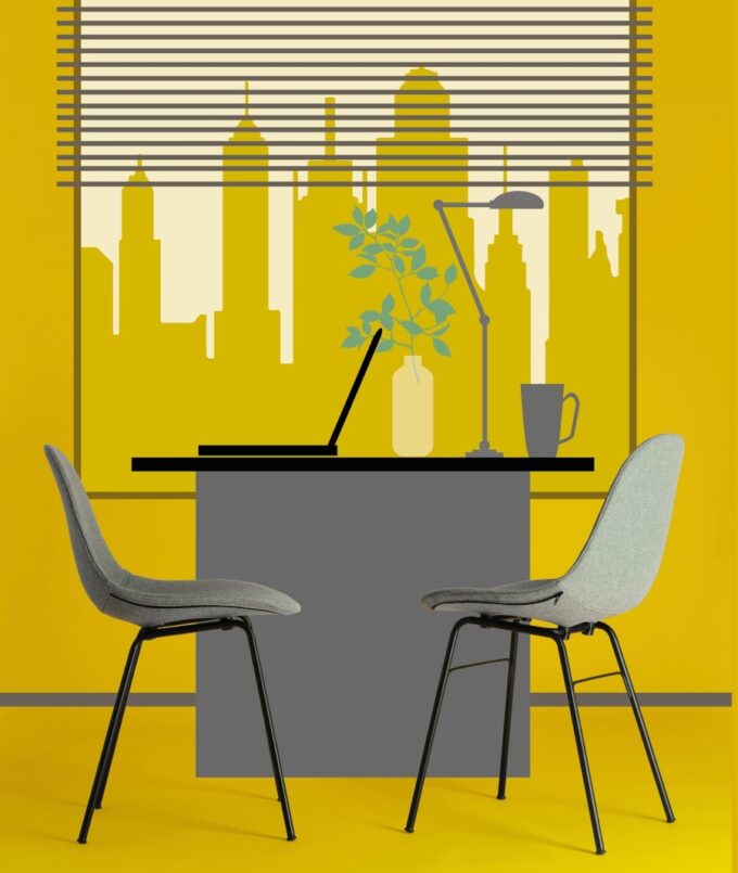 ta chair upholstered | yi base - Image 2