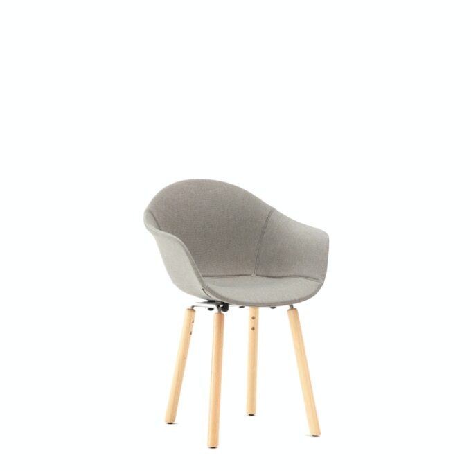 ta armchair upholstered | yi base - Image 1