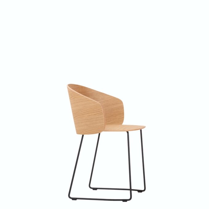 not wood armchair sled base - Image 1