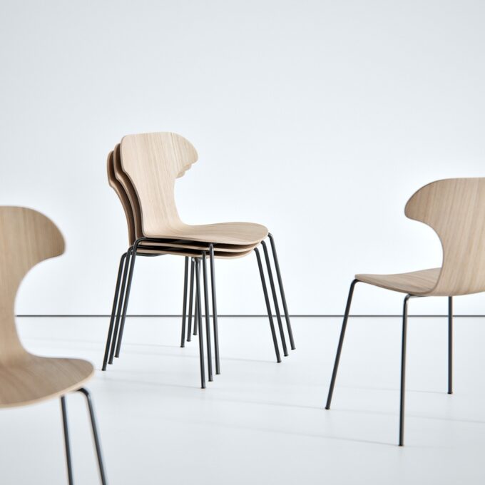euclid stacking chair - Image 4