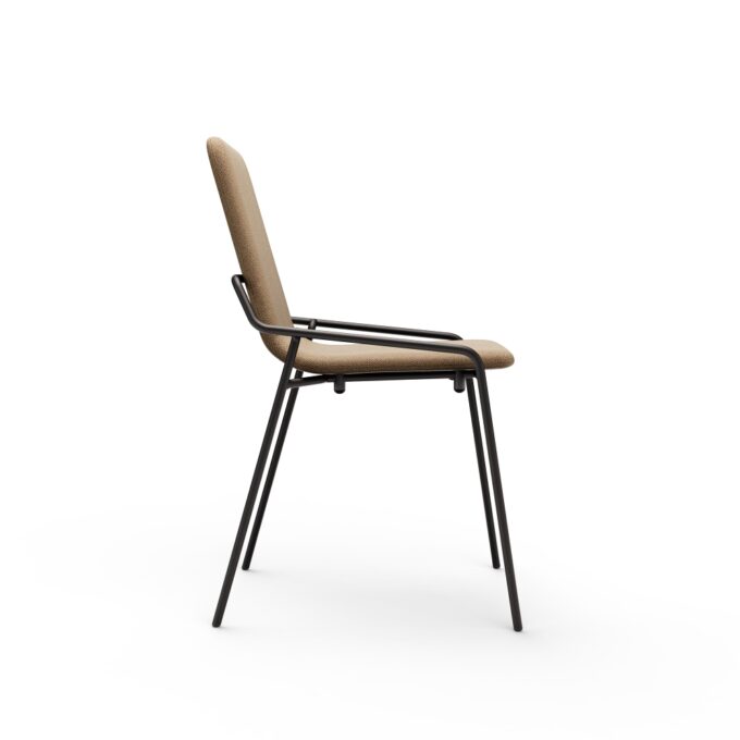 dupont stacking chair upholstered - Image 3