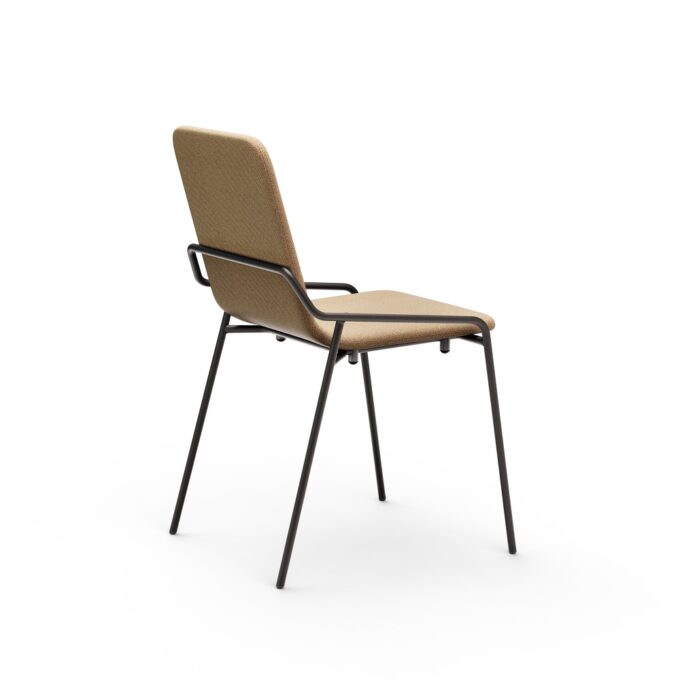 dupont stacking chair upholstered - Image 4