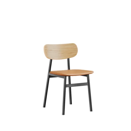 ojai metal chair upholstered