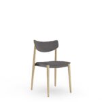 dante stacking chair upholstered