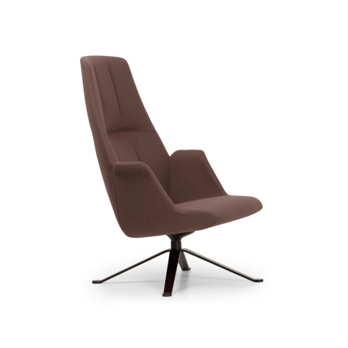 hive high back swivel lounge chair - Image 2