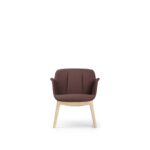 hive lounge chair | wood base | low back
