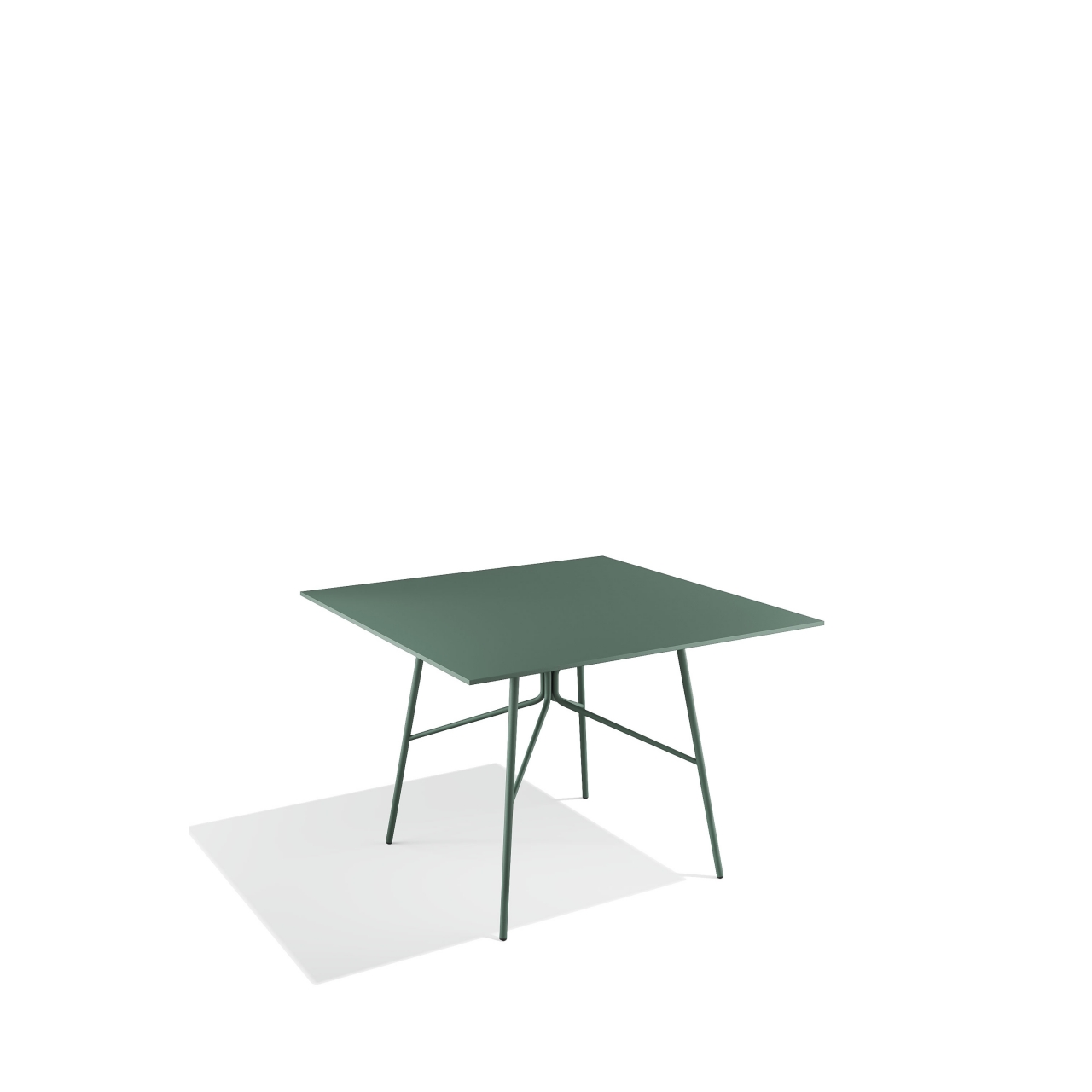 NUANS_Babel_D_Kissi_Square_Steel_Outdoor_Table_ kissi square table 120 - Image 1