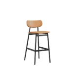 ojai metal barstool upholstered