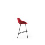 monk barstool with backrest