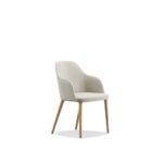rhone armchair wood base